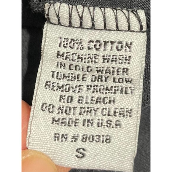 Lucky Brand Club Hubba Hubba Live Showgirls Graphic T-Shirt S Black 100% Cotton - Picture 3 of 8